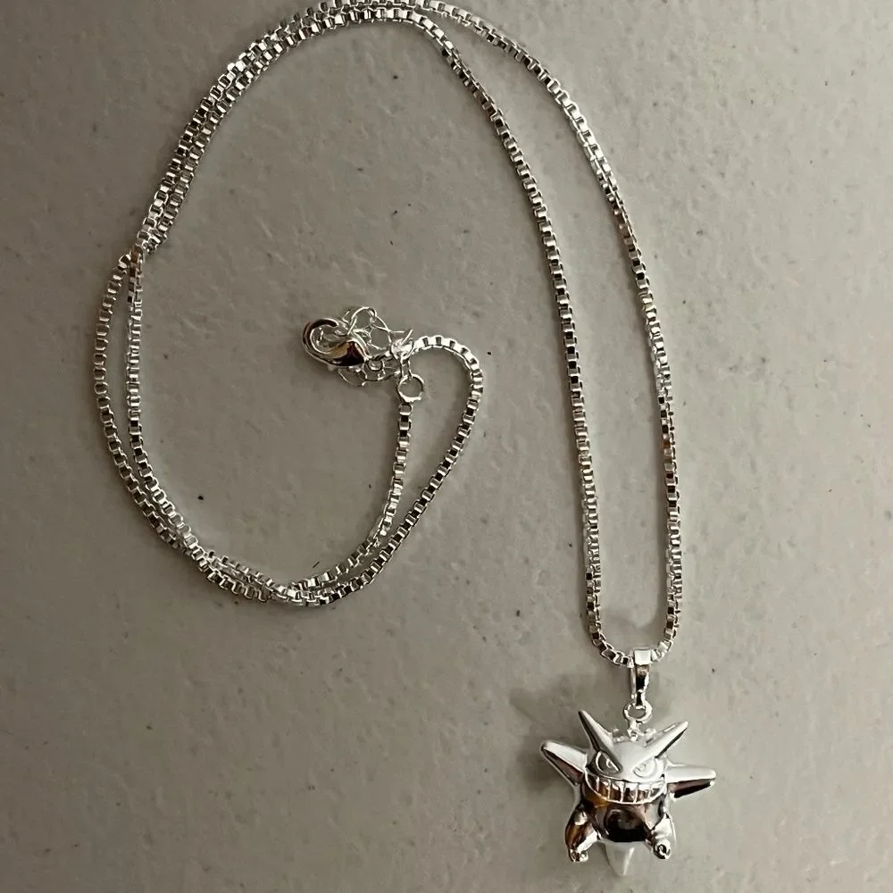 Gengar Pokemon Charm Pendant Necklace Anime Chain